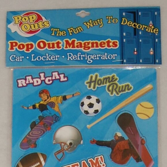 NWT Pop Outs, Pop Out Magnets for Car, Locker, Refrigerator - Picture 2 of 5